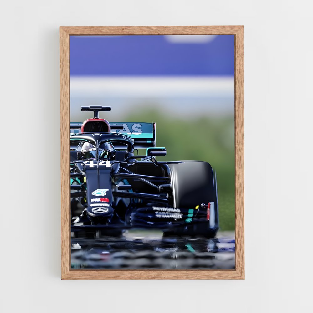 Poster L'Ascension de Mercedes – affiche Voitures de Formule 1 (vue 4)